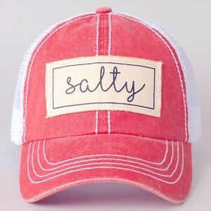 🍭 Headmost Salty Canvas Patch Baseball Hat